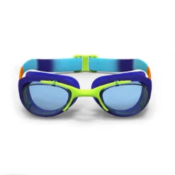 Lunettes De Natation - Xbase Dye S Verres Clairs - Bleu Orange -Nabaiji 8501800