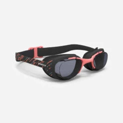 Lunettes De Natation - Xbase Print L - Verres Clairs - Marine Rose Or -Nabaiji 8797651