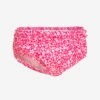Bas De Maillot Couche Lavable Bébé Rose Imprimé Fleurs -Nabaiji bas de maillot couche lavable bebe rose imprime fleurs