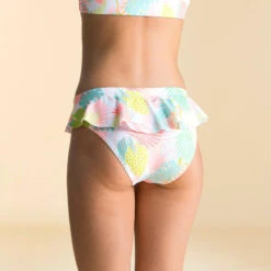 Bas De Maillot De Bain De Natation Lila Fille Blanc -Nabaiji bas de maillot de bain de natation lila fille blanc 1