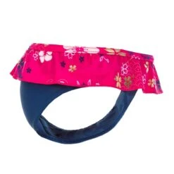 Bas De Maillot De Bain Une Pièce Culotte Bébé Bleu Imprimé Fleurs -Nabaiji bas de maillot de bain une piece culotte bebe bleu imprime fleurs 3