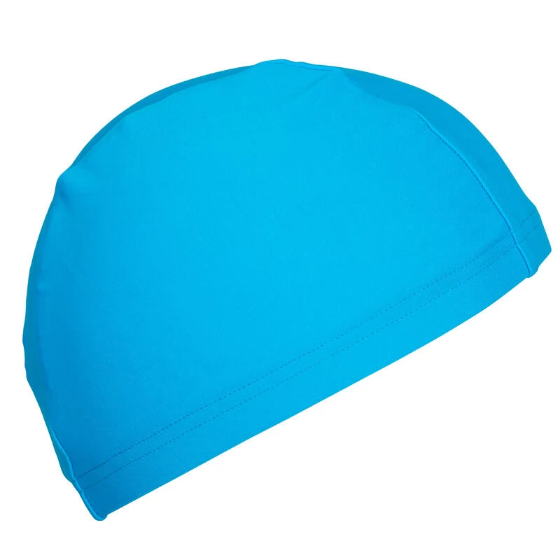 Bonnet De Bain En Tissu Maille Bleu Taille S Et L 5 Bonnet De Bain En Tissu Maille Bleu Taille S Et L – Image 3