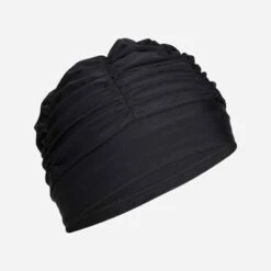 Bonnet De Bain Natation Maille Volume Noir