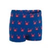 Boxer De Bain Bébé / Enfant Bleu Imprimé CRABES -Nabaiji boxer de bain bebe enfant bleu imprime crabes
