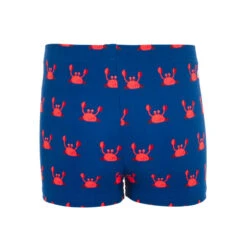 Boxer De Bain Bébé / Enfant Bleu Imprimé CRABES -Nabaiji boxer de bain bebe enfant bleu imprime crabes 2