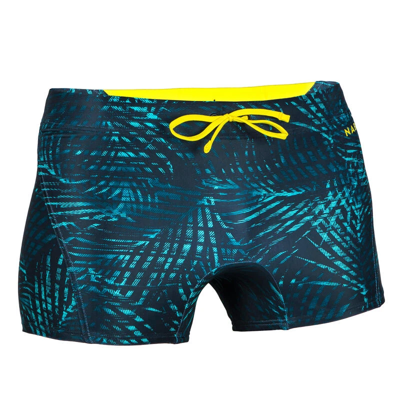 Boxer De Bain Natation Homme - Boxer 100 Full - Noir Jaune 7 Boxer De Bain Natation Homme - Boxer 100 Full - Noir Jaune – Image 5