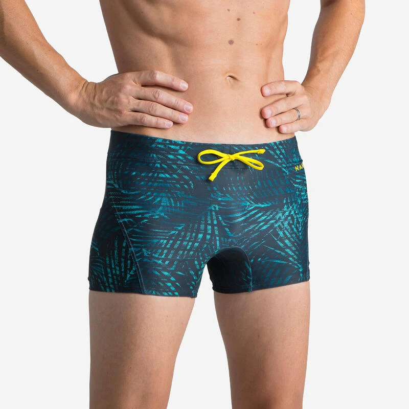 Boxer De Bain Natation Homme - Boxer 100 Full - Noir Jaune 3 Boxer De Bain Natation Homme - Boxer 100 Full - Noir Jaune