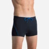 Boxer De Bain Natation Homme - Boxer 100 Plus - Noir Bleu -Nabaiji boxer de bain natation homme boxer 100 plus noir bleu 5