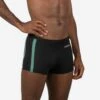 Boxer De Bain Natation Homme NEGOMBO - Noir Turquoise 1 Boxer De Bain Natation Homme NEGOMBO - Noir Turquoise -Nabaiji boxer de bain natation homme negombo noir turquoise