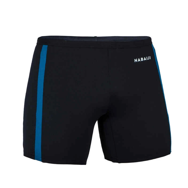 Boxer De Bain Natation Long - Yoko - Noir / Gris / Bleu 3 Boxer De Bain Natation Long - Yoko - Noir / Gris / Bleu