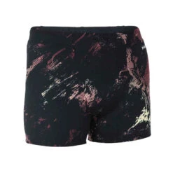 Nabaiji 25 Boxer De Natation Homme - Fiti - Trao Noir / Rouge / Beige