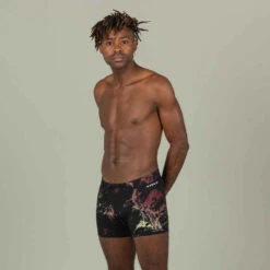 Boxer De Natation Homme - Fiti - Trao Noir / Rouge / Beige -Nabaiji boxer de natation homme fiti trao noir slash rouge slash beige 8