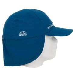 Casquette Anti UV Bébé Nageur Bleu -Nabaiji casquette anti uv bebe nageur bleu 2