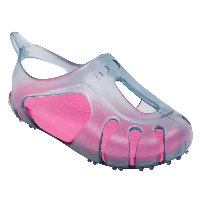 Chaussure Chausson Piscine Bébé Gris/rose 4 Chaussure Chausson Piscine Bébé Gris/rose – Image 2