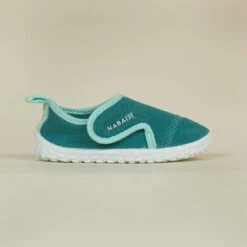 Chaussures Aquatiques Bébé - Aquashoes Vert -Nabaiji chaussures aquatiques bebe aquashoes vert 2