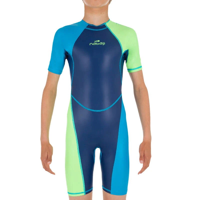 COMBINAISON DE NATATION GARÇON - SHORTY 100 KLOUPI - BLEU / VERT 4 COMBINAISON DE NATATION GARÇON - SHORTY 100 KLOUPI - BLEU / VERT – Image 2