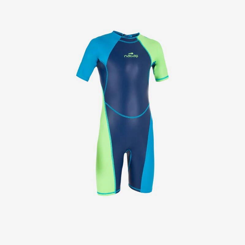 COMBINAISON DE NATATION GARÇON - SHORTY 100 KLOUPI - BLEU / VERT 3 COMBINAISON DE NATATION GARÇON - SHORTY 100 KLOUPI - BLEU / VERT