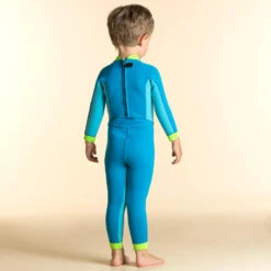 Combinaison Néoprène Natation Jeune Enfant - TI WARM - Bleue -Nabaiji combinaison neoprene natation jeune enfant ti warm bleue 1