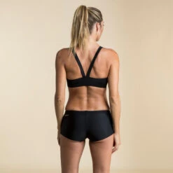 Haut De Maillot De Bain De Natation Femme Vega Noir -Nabaiji haut de maillot de bain de natation femme vega noir 2