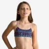 Haut De Maillot De Natation Fille 2 Pièces Lila Luna Bleu 2 Haut De Maillot De Natation Fille 2 Pièces Lila Luna Bleu -Nabaiji haut de maillot de natation fille 2 pieces lila luna bleu