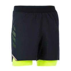 Nabaiji 39 Jammer-Short De Natation Homme 500 Fiti - Noir / Jaune / Beige