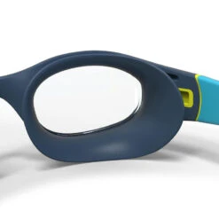 Lunettes De Natation 100 Soft - Taille S - Verres Clairs - Bleu Jaune -Nabaiji lunettes de natation 100 soft taille s verres clairs bleu jaune 4
