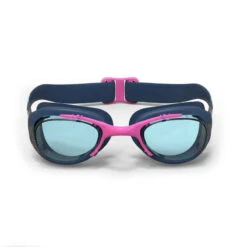 Lunettes De Natation - Xbase Print L - Verres Clairs - Marine Rose Or -Nabaiji lunettes de natation 100 xbase print taille l mika bleu 2