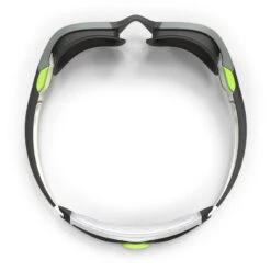 Lunettes De Natation TURN - Verres Fumés - Taille Unique - Noir Gris Jaune -Nabaiji lunettes de natation turn verres fumes taille unique noir gris jaune 3