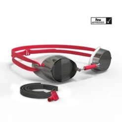 Lunettes De Natation Verres Miroir SUEDOISES En Kit Noir Rouge 8 Lunettes De Natation Verres Miroir SUEDOISES En Kit Noir Rouge -Nabaiji lunettes de natation verres miroir suedoises en kit noir rouge 1