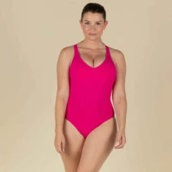 Maillot De Bain 1 Pièce De Natation Femme Pearl Rose Fushia 12 Maillot De Bain 1 Pièce De Natation Femme Pearl Rose Fushia -Nabaiji maillot de bain 1 piece de natation femme pearl rouge 3