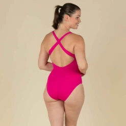 Maillot De Bain 1 Pièce De Natation Femme Pearl Rose Fushia 13 Maillot De Bain 1 Pièce De Natation Femme Pearl Rose Fushia -Nabaiji maillot de bain 1 piece de natation femme pearl rouge 4