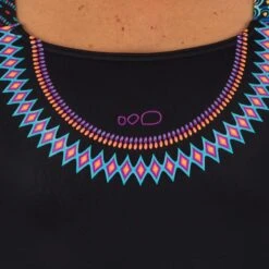 Maillot De Bain De Natation Femme 1 Pièce Taïs Ethn Noir -Nabaiji maillot de bain de natation femme 1 piece tais ethn noir 4