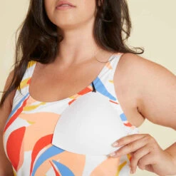 Maillot De Bain De Natation Femme 1 Pièce Tankini Shorty HEVA Lea Melon -Nabaiji maillot de bain de natation femme 1 piece tankini shorty heva lea melon 7