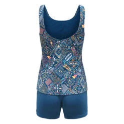 1P PA 100 HEVA TANKI ALL LEJO BLUE 10 1P PA 100 HEVA TANKI ALL LEJO BLUE -Nabaiji maillot de bain de natation femme une piece heva tankini ond noir 2