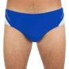 MAILLOT DE BAIN HOMME SLIP 900 YOKE BLEU BLANC -Nabaiji maillot de bain homme slip 900 yoke bleu blanc
