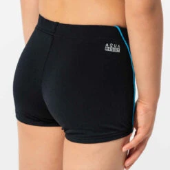 Maillot De Bain Natation Garçon - Boxer 100 Plus - Noir -Nabaiji maillot de bain natation garcon boxer 100 plus noir 9