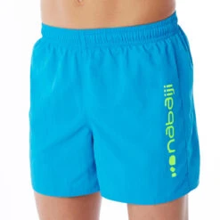 MAILLOT DE BAIN NATATION GARÇON - SWIMSHORT 100 BASIC - BLEU -Nabaiji maillot de bain natation garcon swimshort 100 basic bleu 2