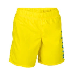 Maillot De Bain Natation Garçon - Swimshort 100 Basic - Jaune -Nabaiji maillot de bain natation garcon swimshort 100 basic jaune 4