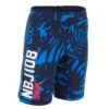 MAILLOT DE BAIN NATATION GARÇON SWIMSHORT 100 LONG ALL LIA BLEU NBJI -Nabaiji maillot de bain natation garcon swimshort 100 long all lia bleu nbji