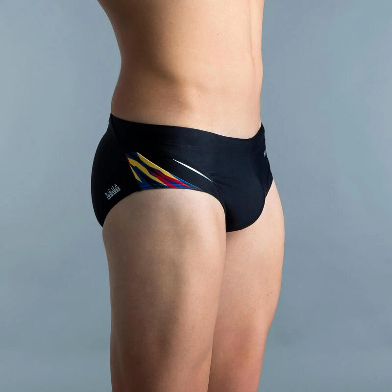 MAILLOT DE BAIN NATATION HOMME SLIP 900 YOKE PRINT KAL ROUGE 5 MAILLOT DE BAIN NATATION HOMME SLIP 900 YOKE PRINT KAL ROUGE – Image 3