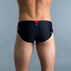 MAILLOT DE BAIN NATATION HOMME SLIP 900 YOKE PRINT KAL ROUGE 10 MAILLOT DE BAIN NATATION HOMME SLIP 900 YOKE PRINT KAL ROUGE -Nabaiji maillot de bain natation homme slip 900 yoke print kal rouge 3