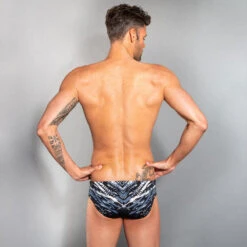 MAILLOT DE BAIN SLIP 900 PRINT HOMME XEN NOIR 9 MAILLOT DE BAIN SLIP 900 PRINT HOMME XEN NOIR -Nabaiji maillot de bain slip 900 print homme xen noir 2