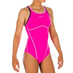 Maillot De Bain Une Pièce De Natation Fille Kamiye + Pink