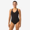 Maillot De Bain1 Pièce De Natation Femme Pearl Noir -Nabaiji maillot de bain1 piece de natation femme pearl noir