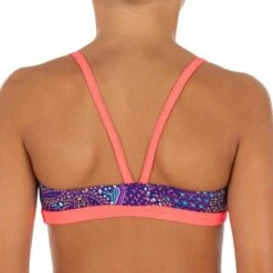 Maillot De Natation Fille Deux Pièces Riana Skirt Eve Rose Vert -Nabaiji maillot de natation fille deux pieces riana skirt eve rose vert 4