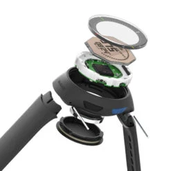 MONTRE DE NATATION EN PISCINE SL500 - NOIR - DISTANCE / LONGUEURS / CHRONOMETRE -Nabaiji montre de natation en piscine sl500 noir distance slash longueurs slash chronometre 4