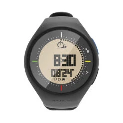 MONTRE DE NATATION EN PISCINE SL500 - NOIR - DISTANCE / LONGUEURS / CHRONOMETRE -Nabaiji montre de natation en piscine sl500 noir distance slash longueurs slash chronometre 7