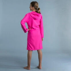 PEIGNOIR DE BAIN ENFANT COMPACT ROSE -Nabaiji peignoir de bain enfant compact rose 3