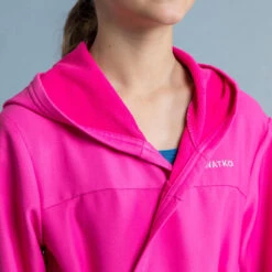 PEIGNOIR DE BAIN ENFANT COMPACT ROSE -Nabaiji peignoir de bain enfant compact rose 4