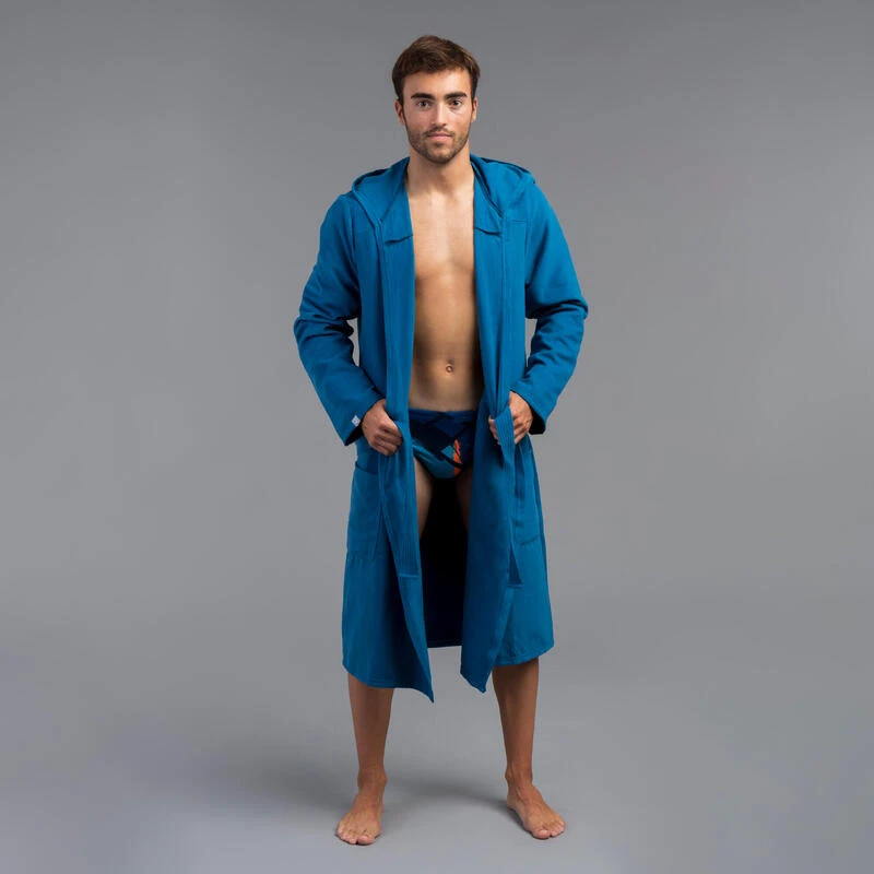 Peignoir De Bain Homme Microfibre Compact Bleu Indigo 3 Peignoir De Bain Homme Microfibre Compact Bleu Indigo